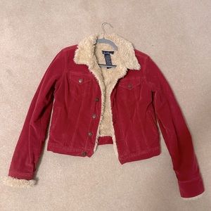 Earl Jean corduroy jacket red size small